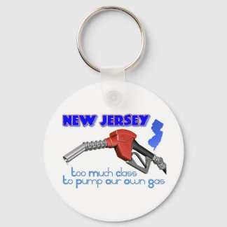 New Jersey: Too Much Class to Pump Our Own Gas Keychain