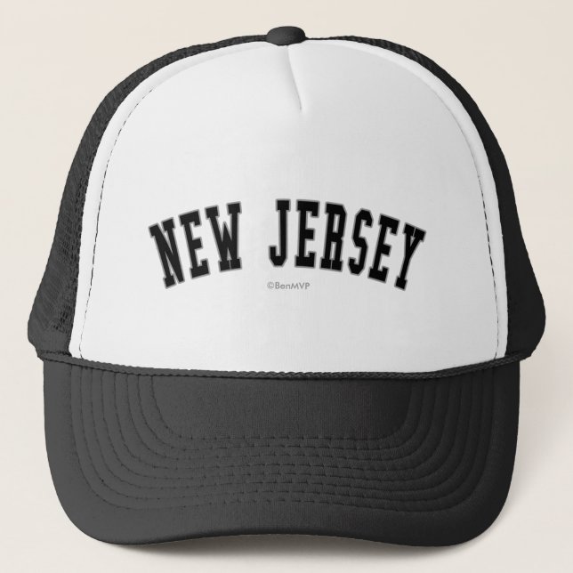 New Jersey Trucker Hat (Front)