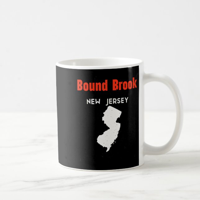 New Jersey Usa State America New Jerseyite Bound B Coffee Mug (Right)