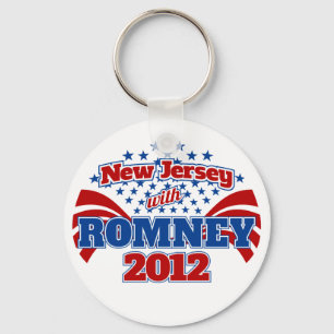 New Jersey with Romney 2012 Keychain
