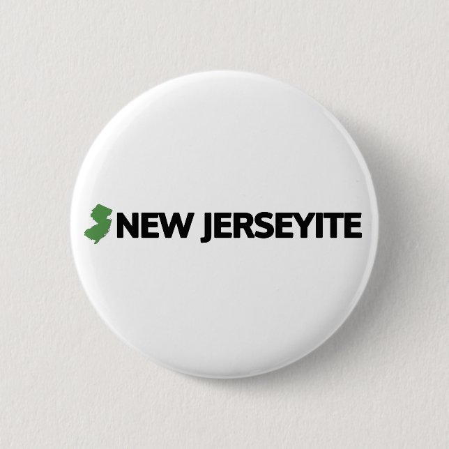 New Jerseyite 2 Inch Round Button (Front)