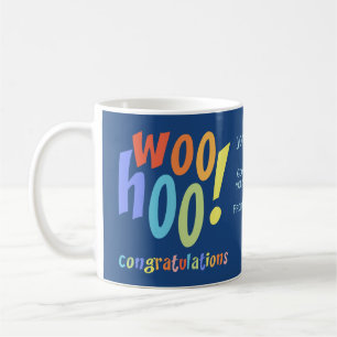 New Job Congratulations Fun Typography Coffee Mug