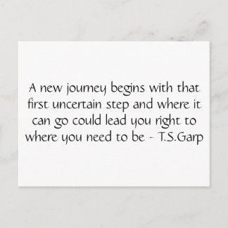 New Journey Postcard