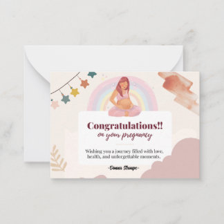 new journey pregnancy card