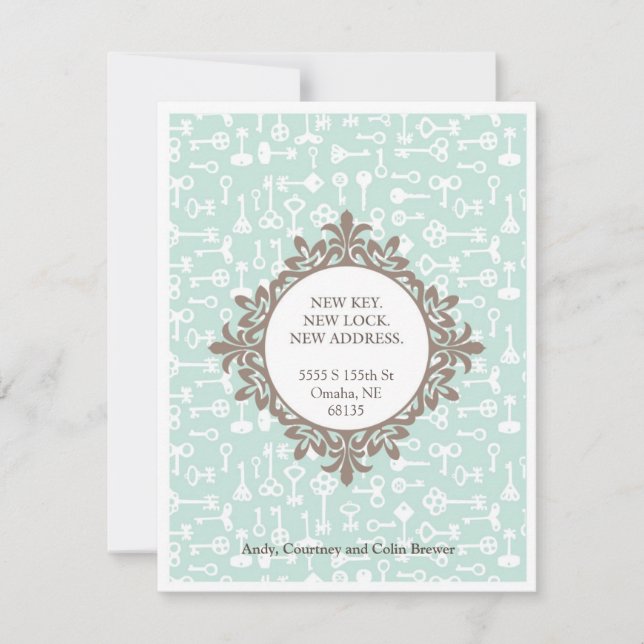 New Key Moving Annoucement Announcement (Front)