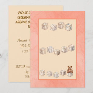 NEW KID ON THE BLOCK DIGITAL DOWNLOAD SHOWER INVITATION