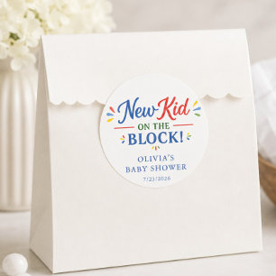 New Kid on the Block Favour Sticker