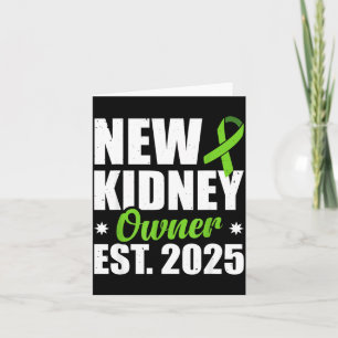 New Kidney Owner Est. 2025 Card