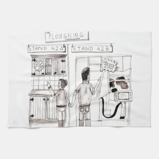 New Kitchen or New Milking Parlor Kitchen Towel