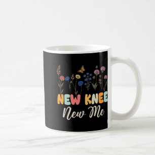 New Knee New Me Funny Knee Surgery Recovery Joke  Coffee Mug