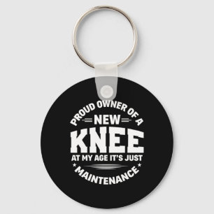 New Knee Replacement Surgery Get Well Recovery Gag Keychain