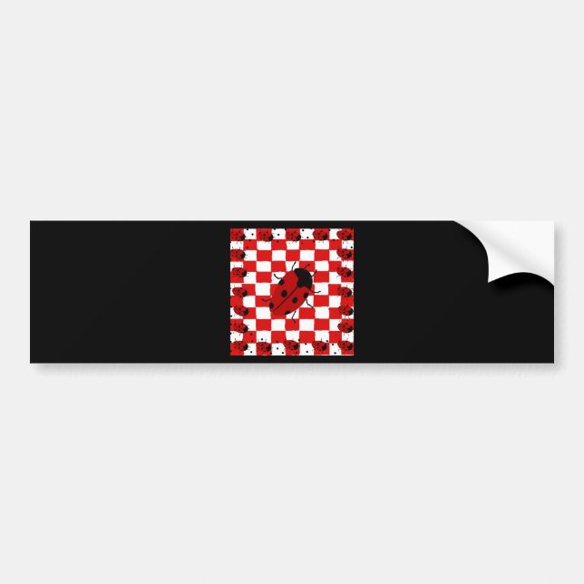 New Lady Bugs Bumper Sticker (Front)
