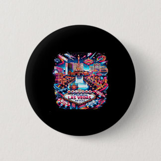 New Las Vegas Love Baby For Holidays In Las Vegas  2 Inch Round Button