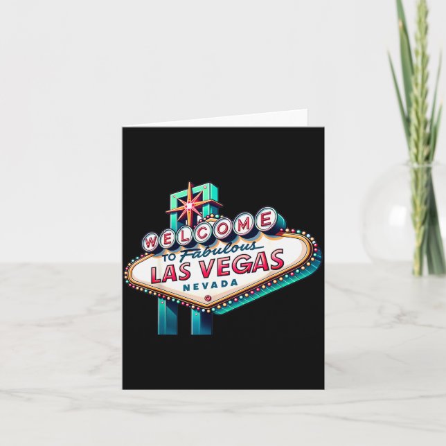 New Las Vegas Love Baby For Holidays In Las Vegas  Card (Front)