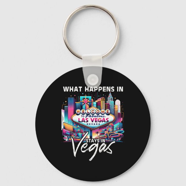 New Las Vegas Love Baby For Holidays In Las Vegas  Keychain (Front)