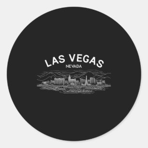 New Las Vegas Love Baby For Holidays In Vegas Soun Classic Round Sticker