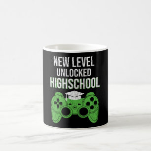 New Level Unlocked High School Gamer Student Gift Coffee Mug