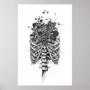 New life (blackandwhite) poster