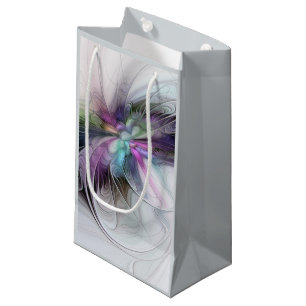 New Life, Colourful Abstract Fractal Art Fantasy Small Gift Bag