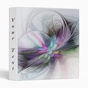 New Life, Colourful Abstract Fractal Fantasy Text Binder