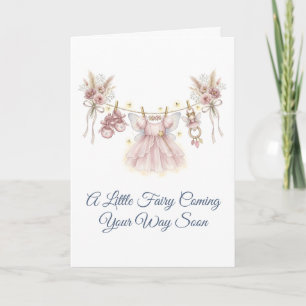 New Little Fairy Baby Pregnancy Gift Card