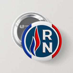 NEW LOGO RN 3D Badge 2 Inch Round Button