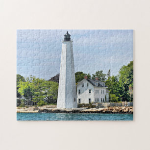New London Harbour Lighthouse Connecticut Puzzle