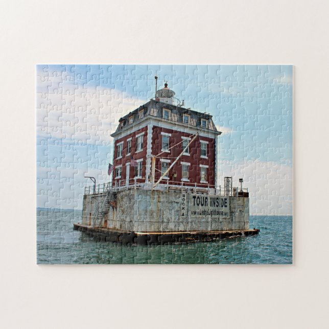 New London Ledge Lighthouse, Connecticut Puzzle (Horizontal)