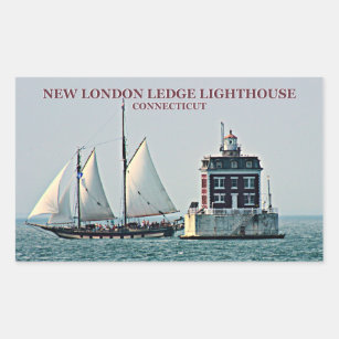 New London Ledge Lighthouse, Connecticut Stickers