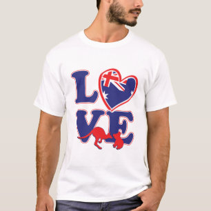 NEW-Love-From-Australia-Heart-and-Animals T-Shirt