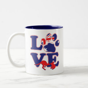 NEW-Love-From-Australia-with-Animals Two-Tone Coffee Mug