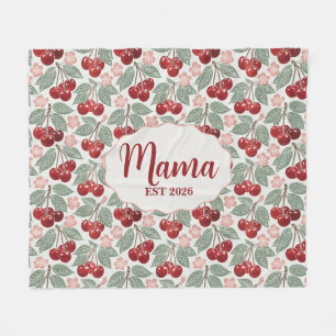 New Mama Blanket, Mother's Day Gift for Mom  Fleece Blanket