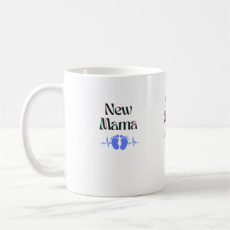 New Mama Coffee Mug. Baby Boy. Mother gift. Coffee Mug