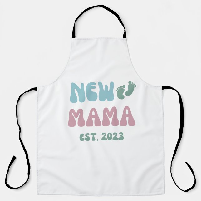 New Mama Est 2023 - Apron (Front)