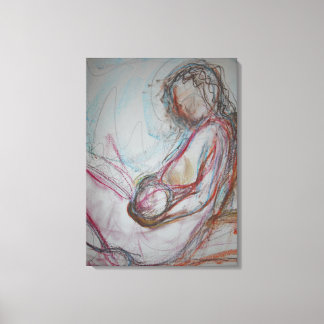 New Mama New Baby New Love Canvas Print