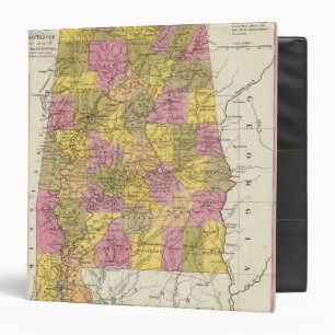 New Map Of Alabama Binder