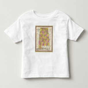 New Map Of Alabama Toddler T-shirt