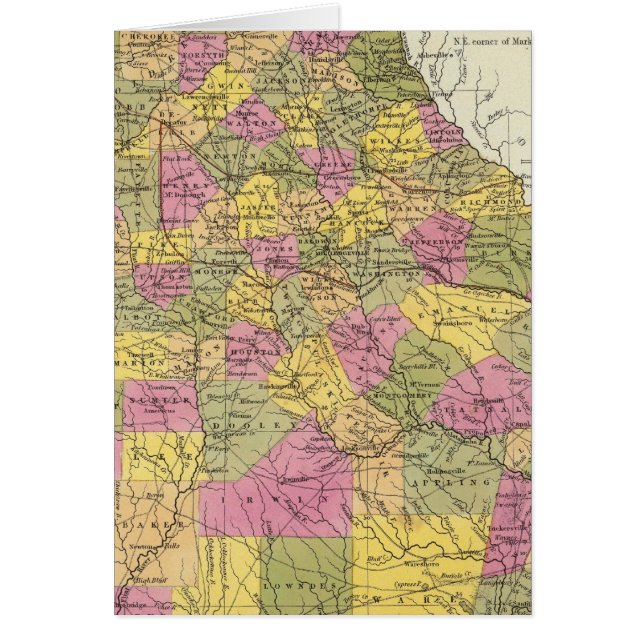 New Map Of Georgia (Front)