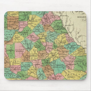 New Map Of Georgia 2 Mouse Pad