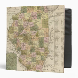 New Map Of Illinois 2 Binder