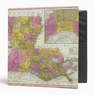 New Map Of Louisiana 3 Binder