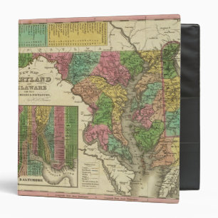 New Map Of Maryland and Delaware 2 Binder