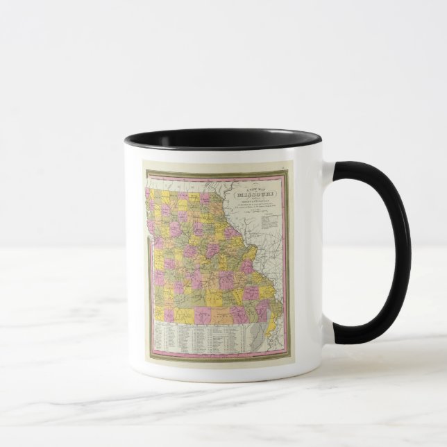 New Map Of Missouri Mug (Right)