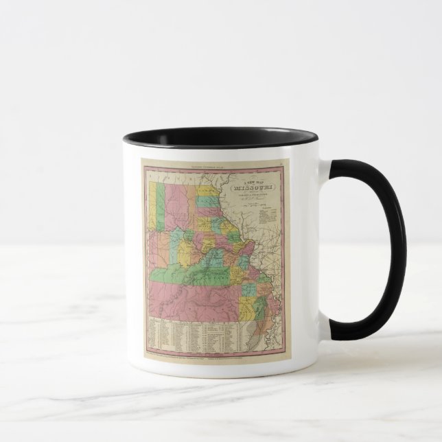 New Map Of Missouri Mug (Right)