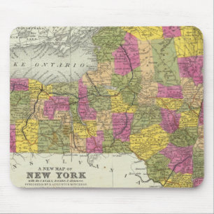 New Map Of New York 2 Mouse Pad