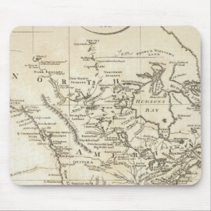 New Map of North America Mouse Pad