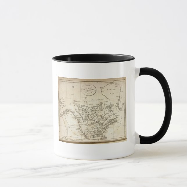 New Map of North America Mug (Right)