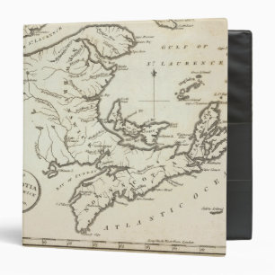 New Map of Nova Scotia, New Brunswick Binder