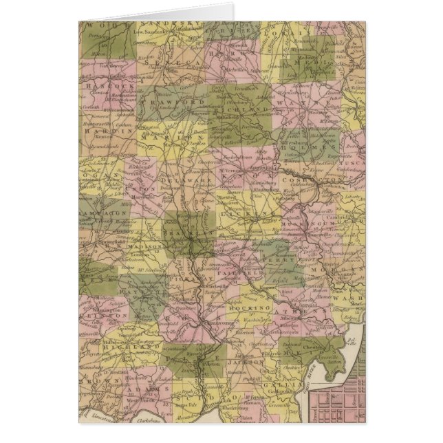 New Map Of Ohio (Front)