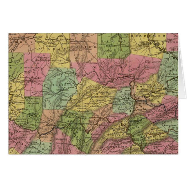 New Map Of Pennsylvania (Front Horizontal)